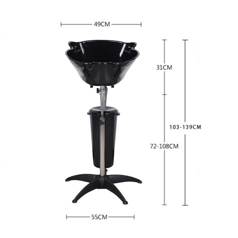 portable shampoo sink rinse basin hair stylist hairdresser wash bowl salon tub