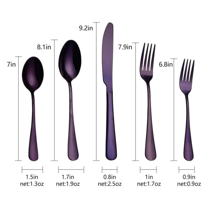 flatware set for 1 5piece stainless steel silverware cutlery tableware include k