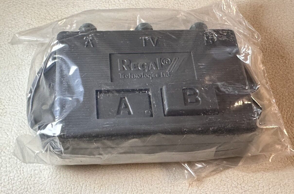 new regal technologies rabs 10 switch for tv a / b switch coax cable antenna