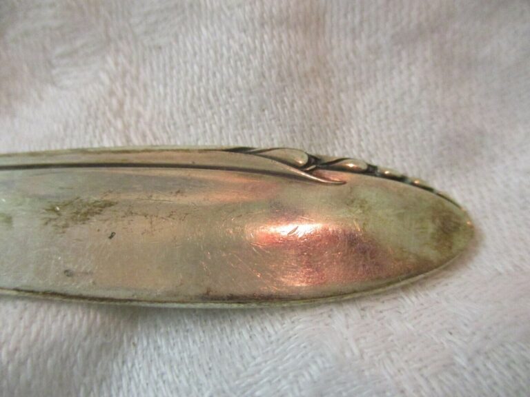 vintage heirloom sterling silver casserole serving spoon lasting spring (mm)