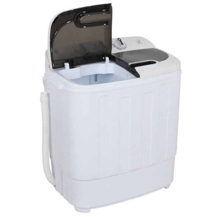 compact portable washer & dryer with mini washing machine and spin dryer