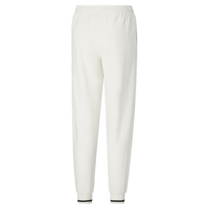puma squad logo drawstring sweatpants womens white casual athletic bottoms 62149