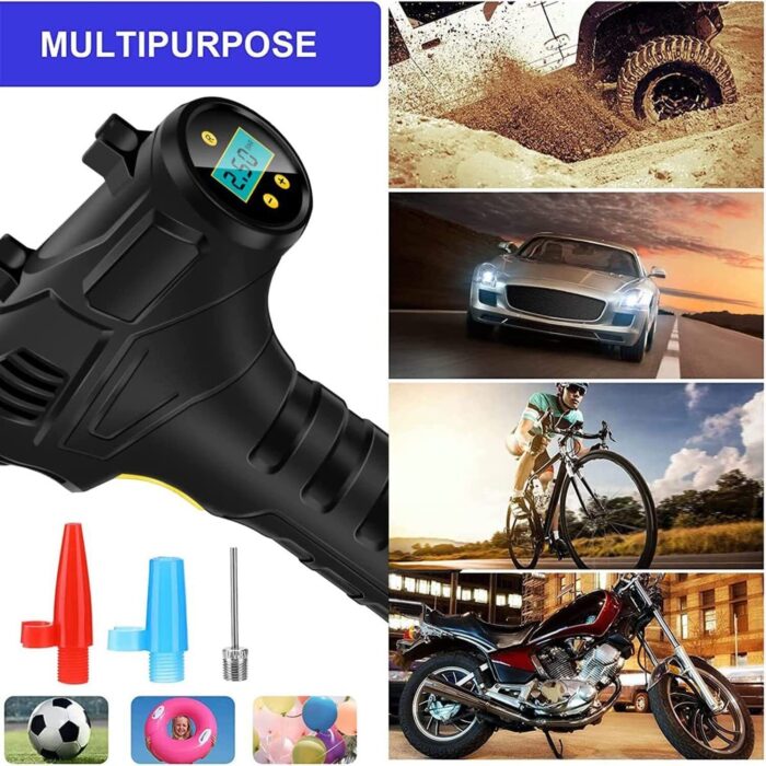 car air tire inflator air compressor pump 12v rechargeable for car motorcycle m
