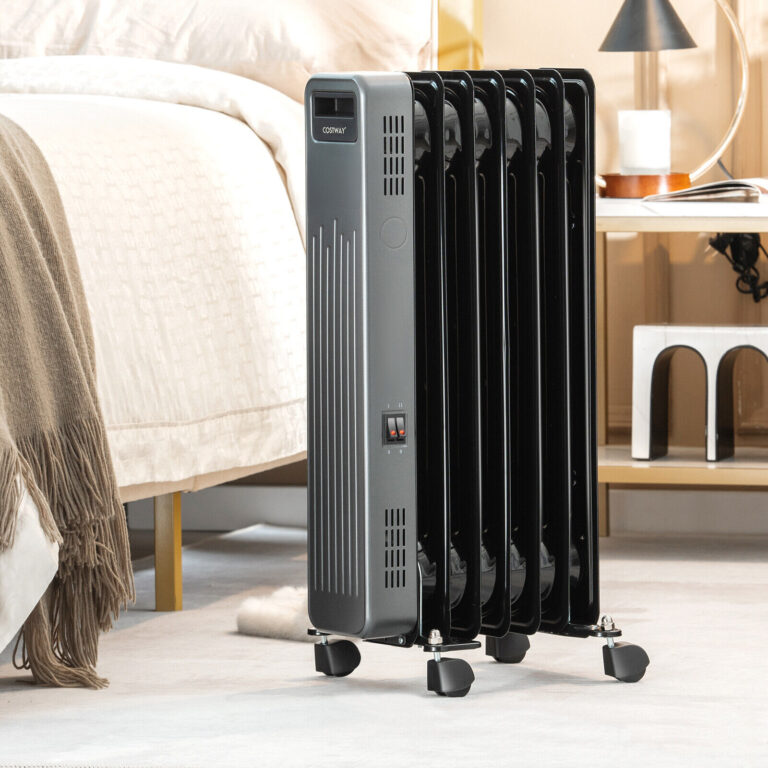 1500w oil filled radiator heater portable electric space heater 3 heat settings