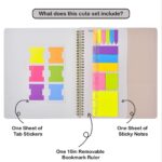 cute large spiral notebook 11" x 9.5" journal with durable hardcover and 160 ...