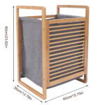 corner laundry basket lid large washing clothes storage hamper cotton like linen