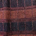 vtg cooper knitwear mens med maroon blue pullover wool sweater made canada 80s