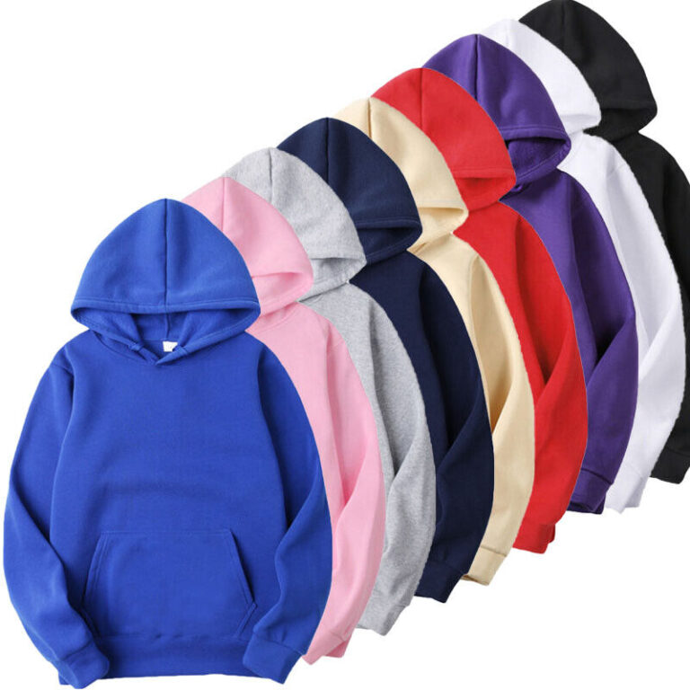 us men's plain pullover hoodie casual hooded sweatshirt long sleeve classic top