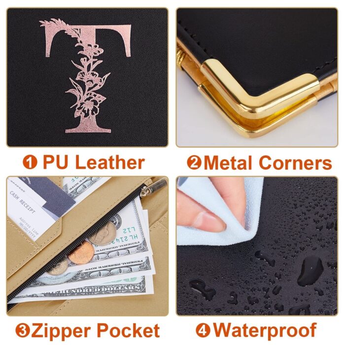 fioday server books alphabet waitress book cute waiter book zipper pocket lea...