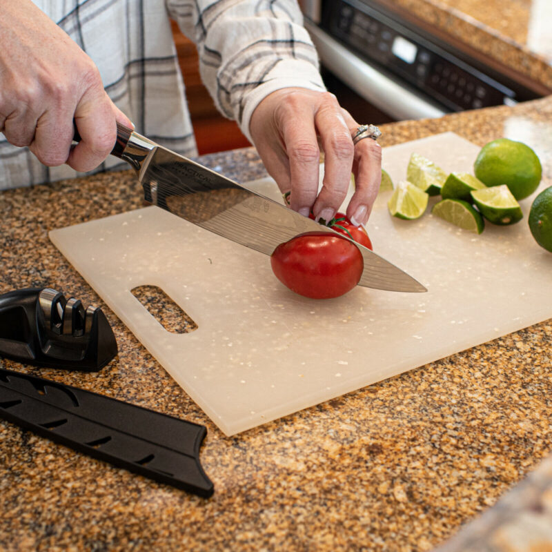 8 inch chef's knife japanese damascus style stainless steel pro kitchen knife
