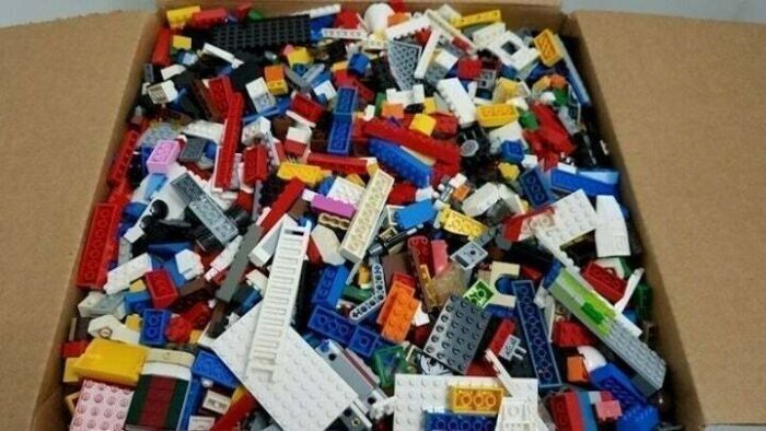 lego toy lot bulk 5 lbs mixed building bricks blocks parts pieces {washed}