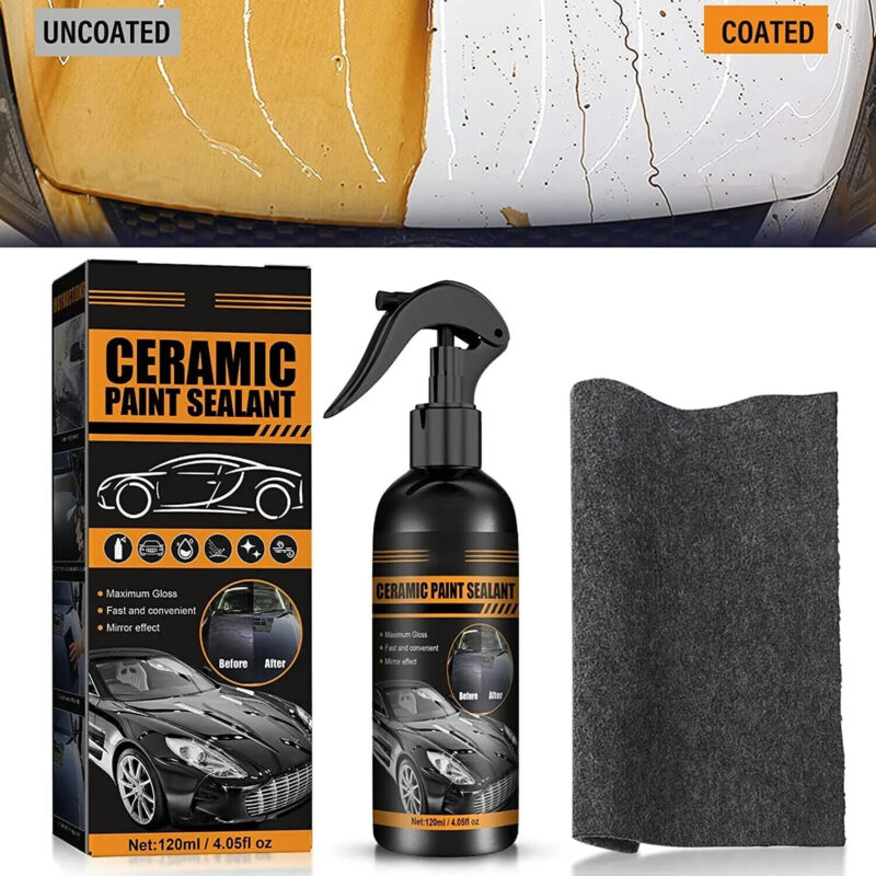 high protection quick car coat ceramic coating spray hydrophobic 120ml us