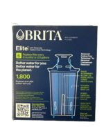 brita elite replacement filters 2 filters (brand new factory sealed in box)